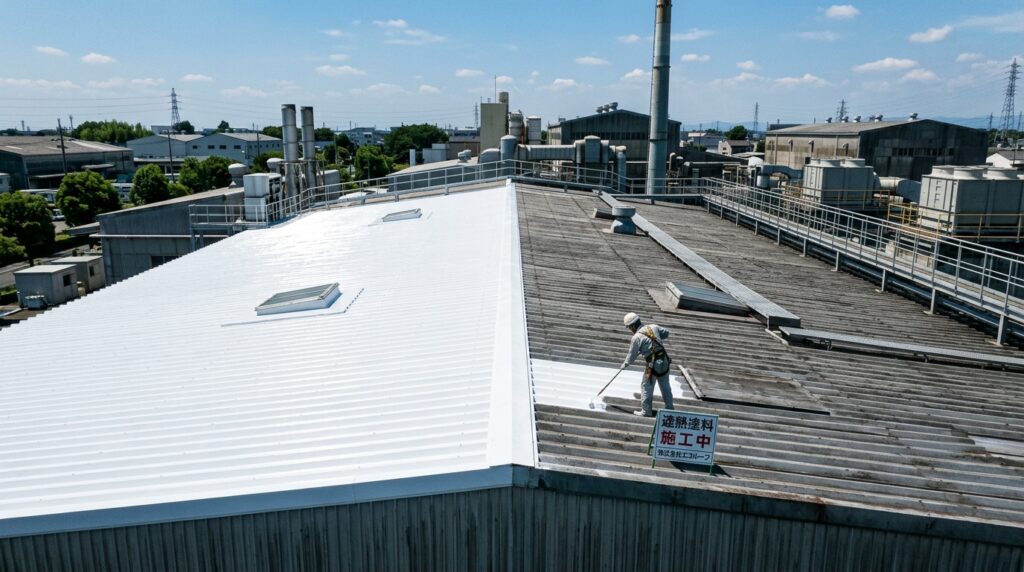 工場の電気代を年間30%削減？遮熱塗料の仕組みと導入効果を徹底解説